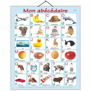 Educational Chart My Alphabet Book in French