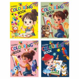 Holiday Colouring Book Set of 4 Books